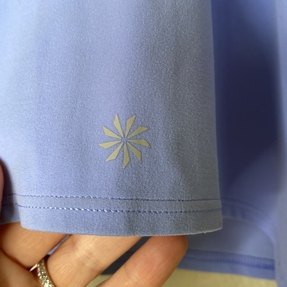 Athleta bra conscious crop tank women’s medium lavender EUC - Picture 3 of 6